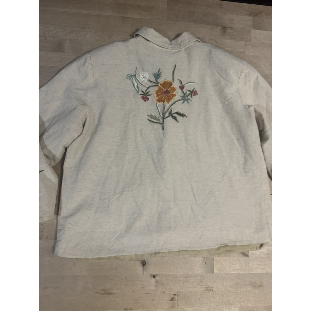 Tapestry Patch Jacket Womens tan jacket cardigan - image 7